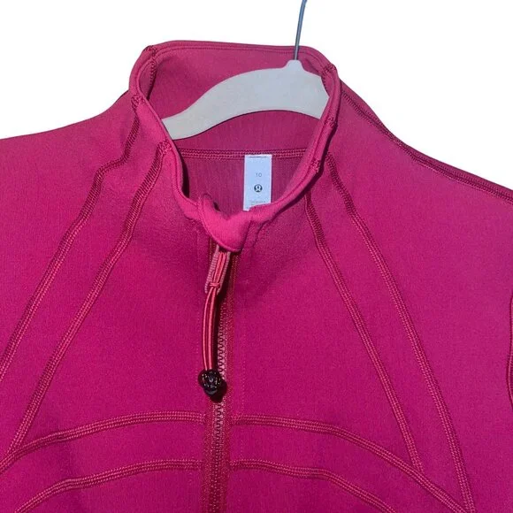 Lululemon Athletica Define Womens  Jacket Luon in Pome Size 10 Pink Rare New - Picture 6 of 15